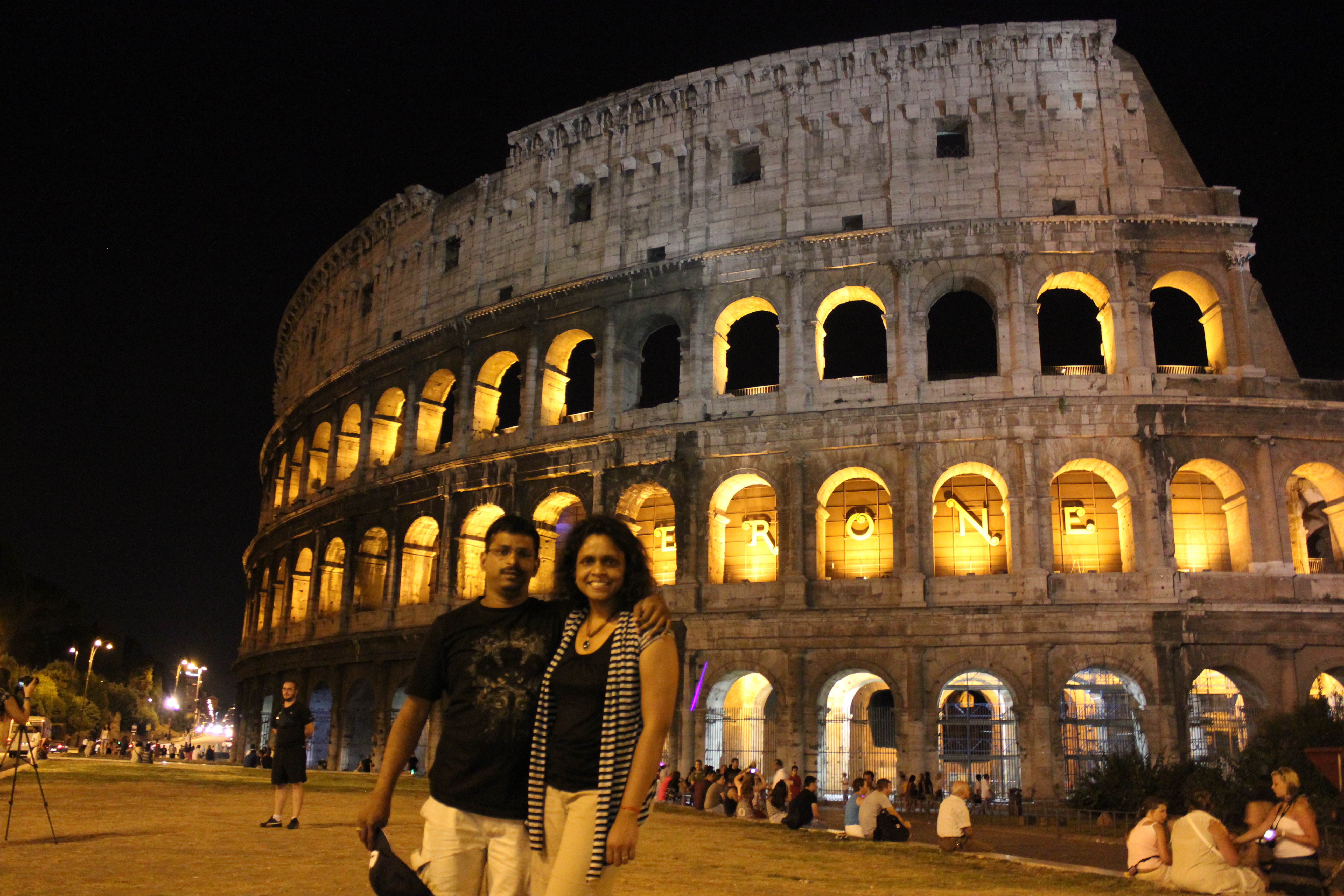 Night View of the Colosseum