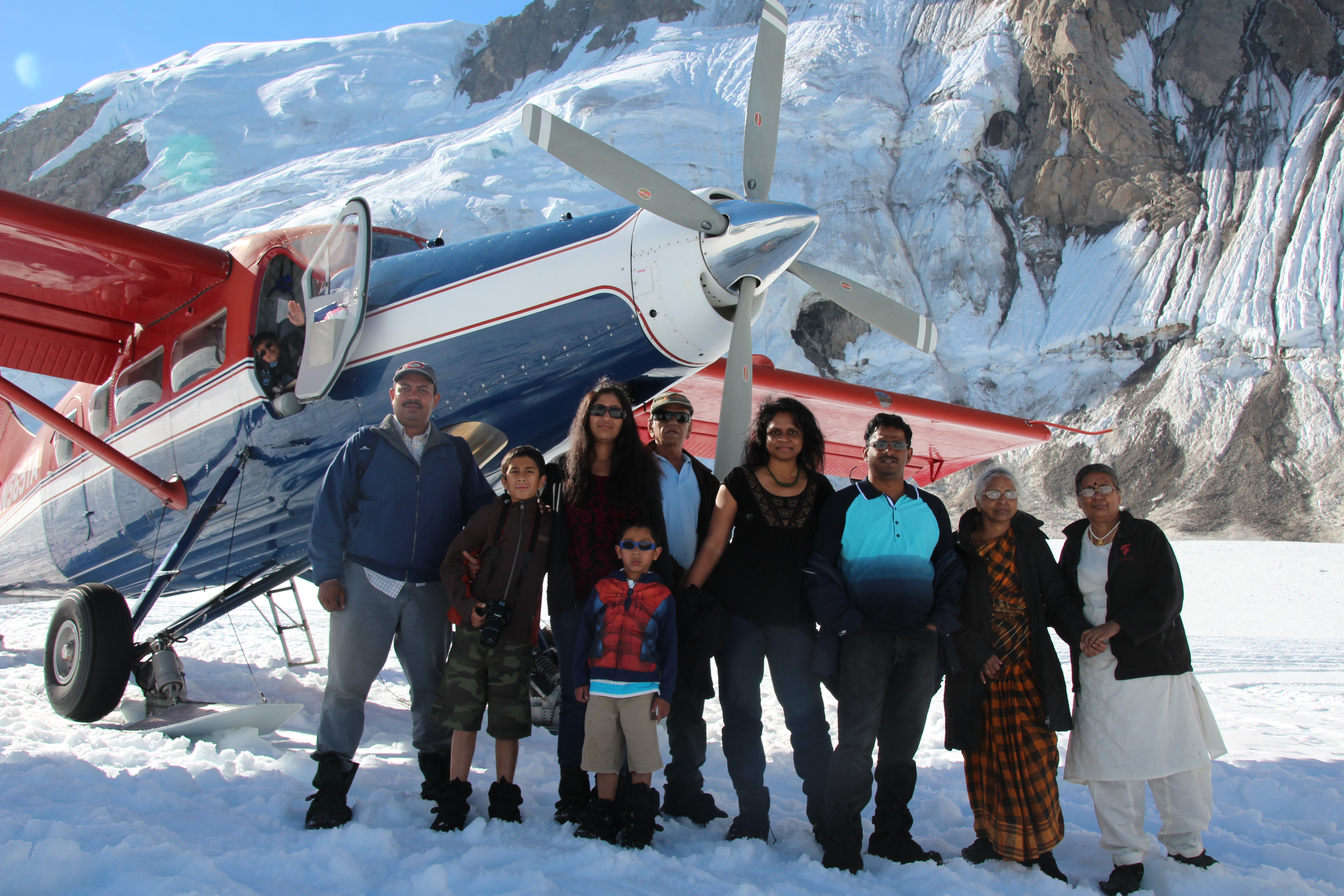 Family Picture at the Mt.McKinley landing