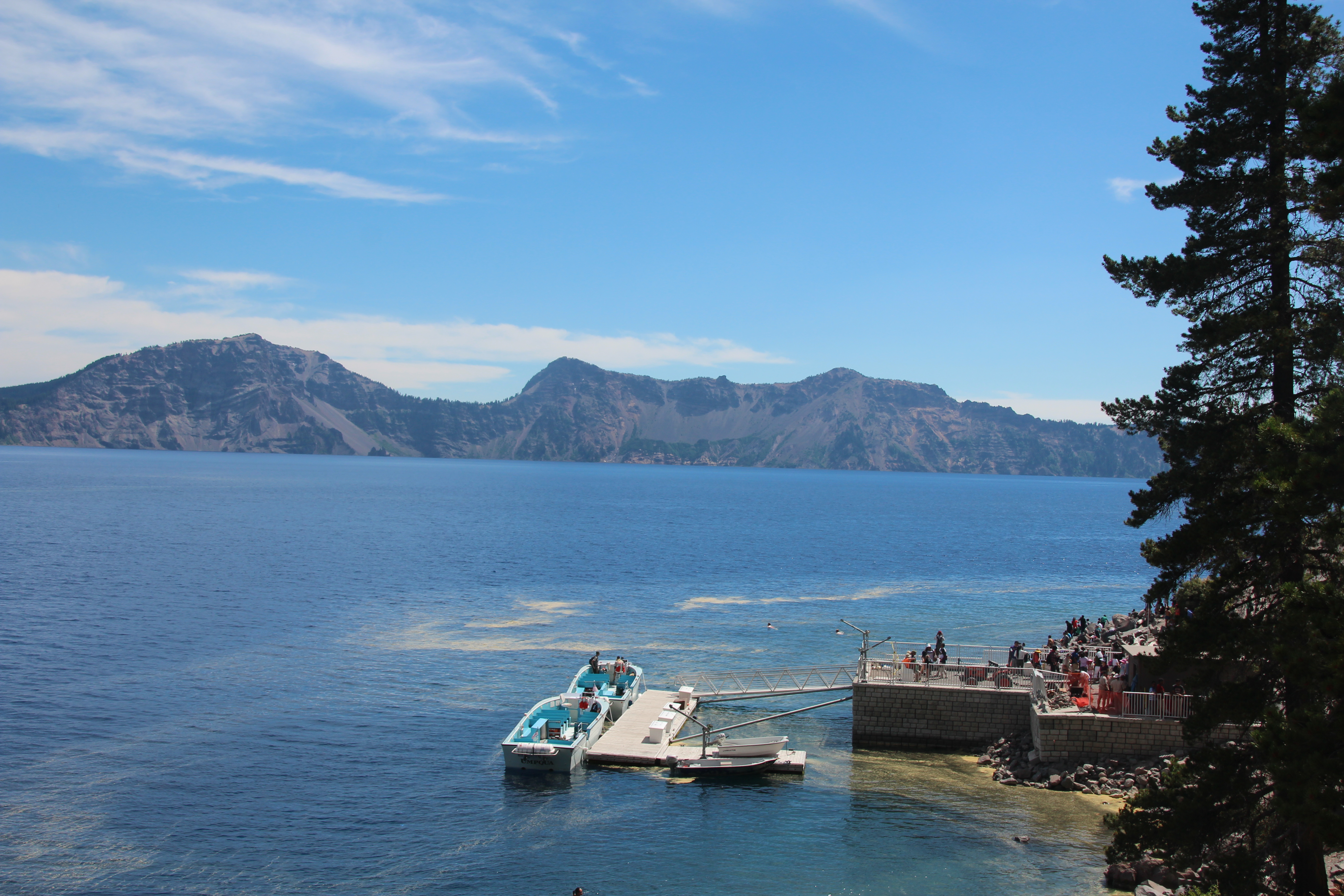 View of the Boat dock - Cleetwood Cove Trail