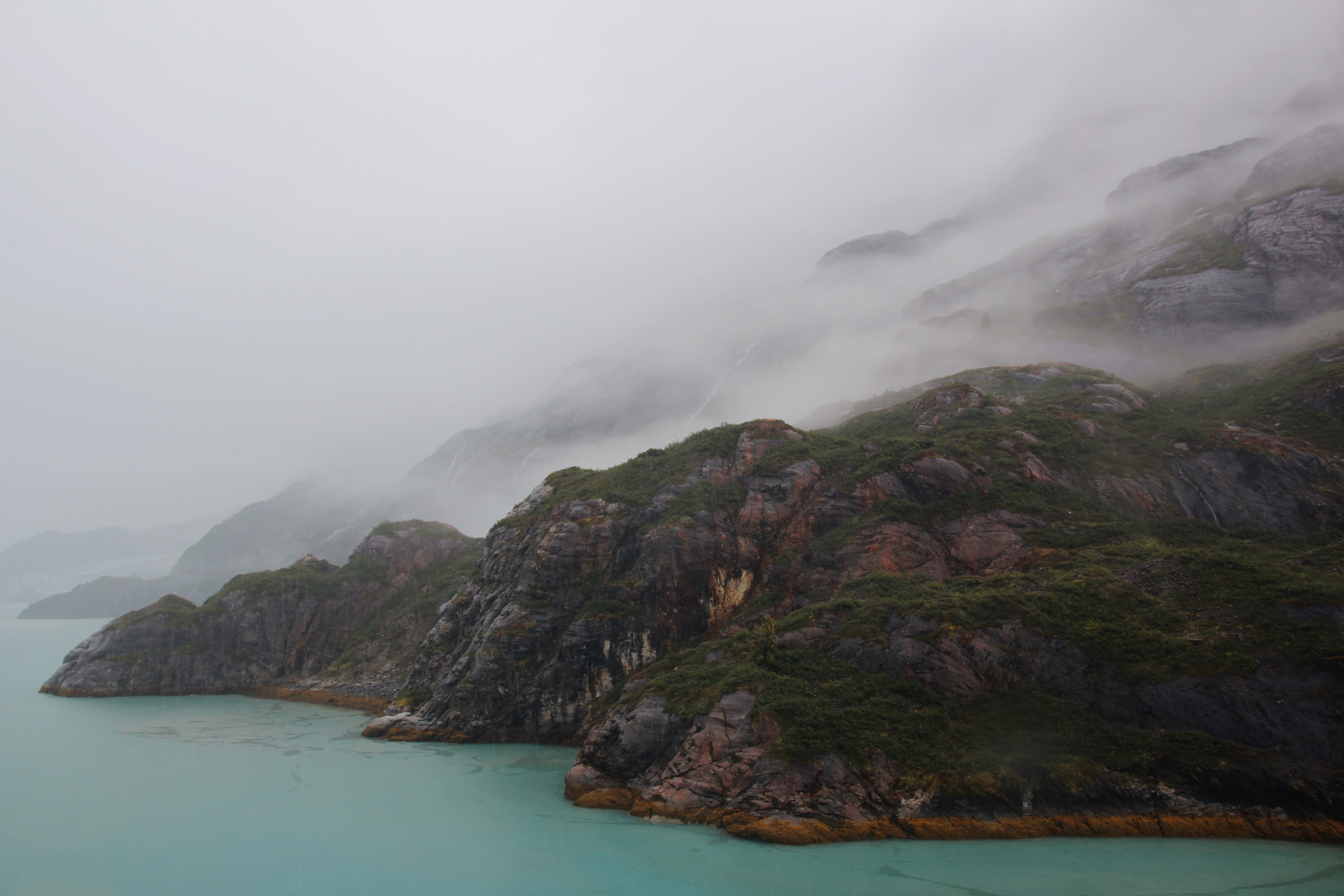 Glacier water feeding the Mountains
